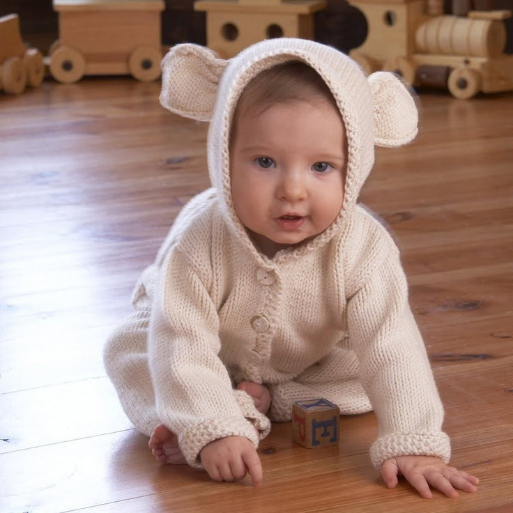 Appalachian Baby - Lamb's Ear Cardigan Kit