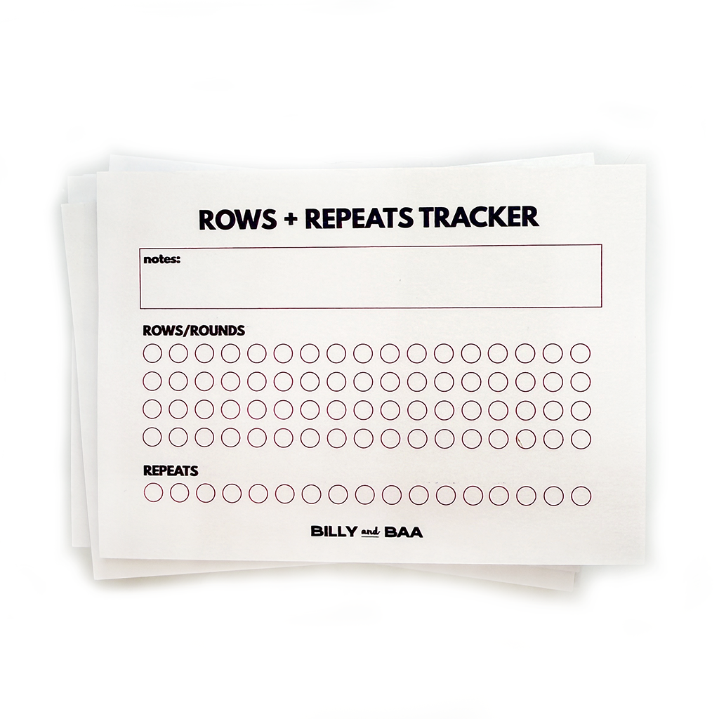 Billy and Baa - Rows + Repeat Tracker