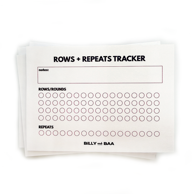 Billy and Baa - Rows + Repeat Tracker